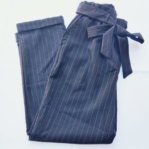 Black and Red Pinstripe Dress Pants Size XL